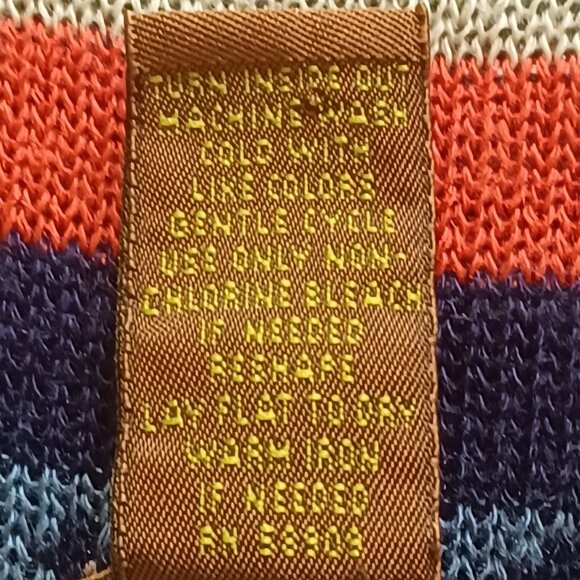 FINAL SALE Copper Key Multicolor Aztec Print Fringe Hem Cardigan Small - Picture 5 of 5